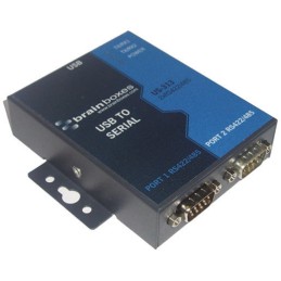 1 pcs - Brainboxes RS422, RS485 USB A Female to DB-9 Male Interface Converter