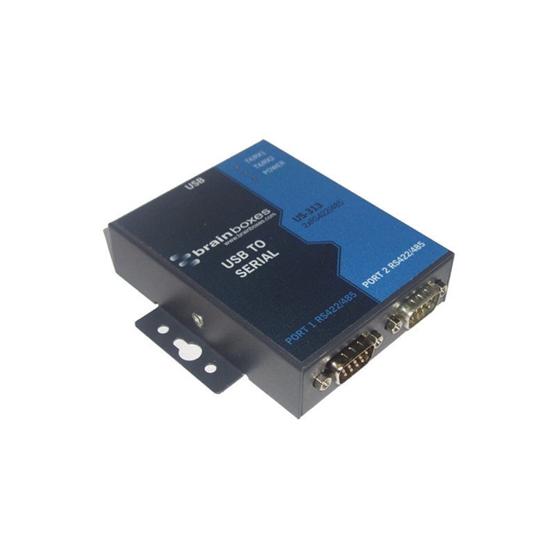 1 pcs - Brainboxes RS422, RS485 USB A Female to DB-9 Male Interface Converter