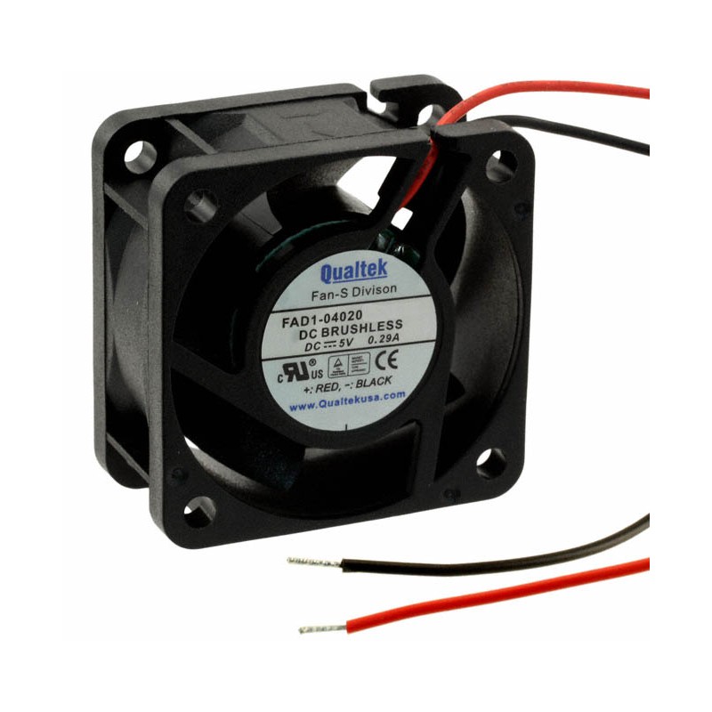 1 pcs : FAD1-04020BBLW11 - FAN AXIAL 40X20MM BALL 5VDC WIRE