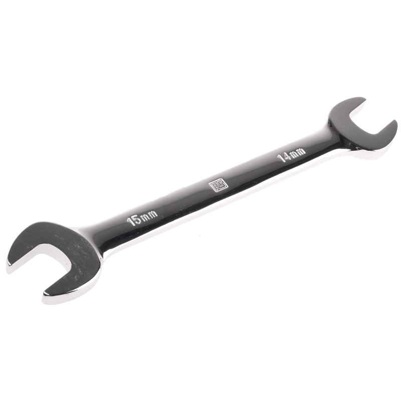 1 pcs - RS PRO Double Ended Open Spanner, 14mm, Metric, Double Ended, 185 mm Overall