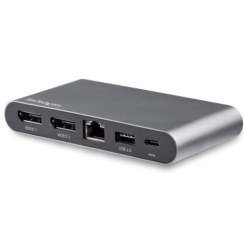 1 pcs - StarTech.com Dual Monitor 4K USB-C Docking Station 2 x USB ports, USB A, USB C