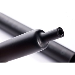 1 pcs - RS PRO Adhesive Lined Heat Shrink Tubing, Black 22mm Sleeve Dia. x 1.22m Length 3:1 Ratio