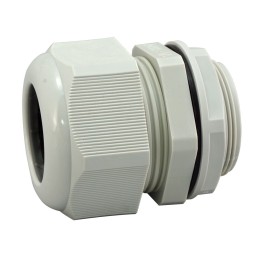 1 Bag of 5 - RS PRO Grey Nylon Cable Gland, PG11 Thread, 5mm Min, 10mm Max, IP68