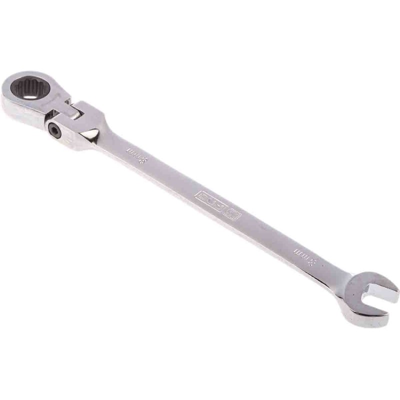 1 pcs - RS PRO Combination Ratchet Spanner, 8mm, Metric, Double Ended, 136 mm Overall