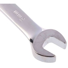 1 pcs - RS PRO Combination Ratchet Spanner, 8mm, Metric, Double Ended, 136 mm Overall