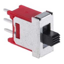 1 pcs - RS PRO PCB Slide Switch SPDT On-Off-On 3 A @ 120 V ac Top