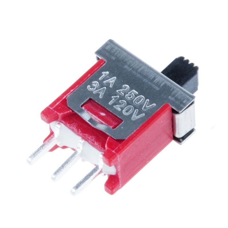 1 pcs - RS PRO PCB Slide Switch SPDT On-Off-On 3 A @ 120 V ac Top