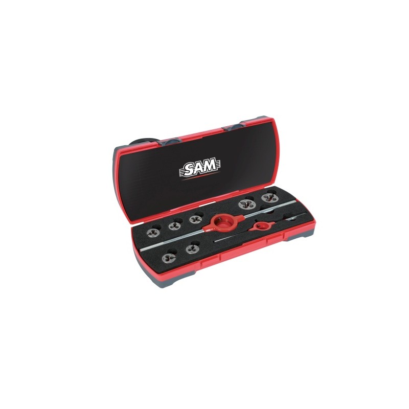 1 pcs - SAM 7-Piece Thread Tap & Die Set, M3 - M12 Dies