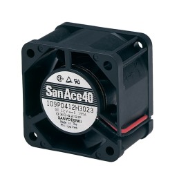 1 pcs - Sanyo Denki 109P Series Axial Fan, 24 V dc, DC Operation, 27.6m³/h, 4.32W, 180mA Max, 40 x 40 x 28mm