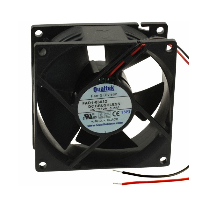 1 pcs : FAD1-08032CBLW12 - FAN AXIAL 80.5X32MM 12VDC WIRE
