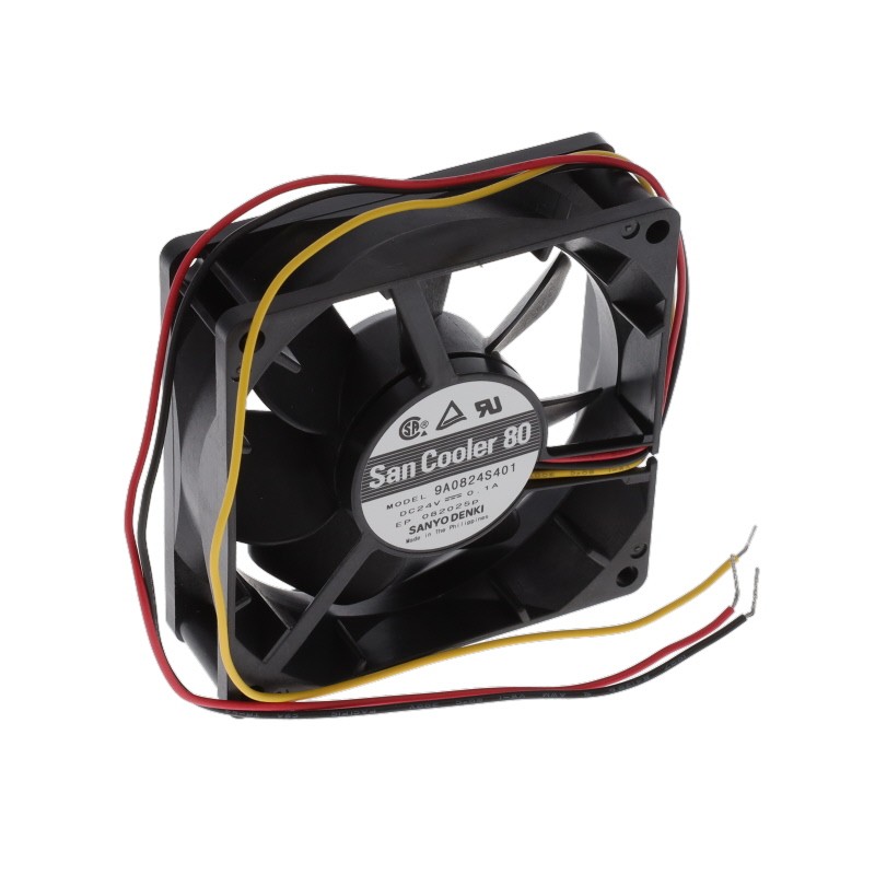 1 pcs : 9A0824S401 - FAN AXIAL 80X25MM 24VDC WIRE