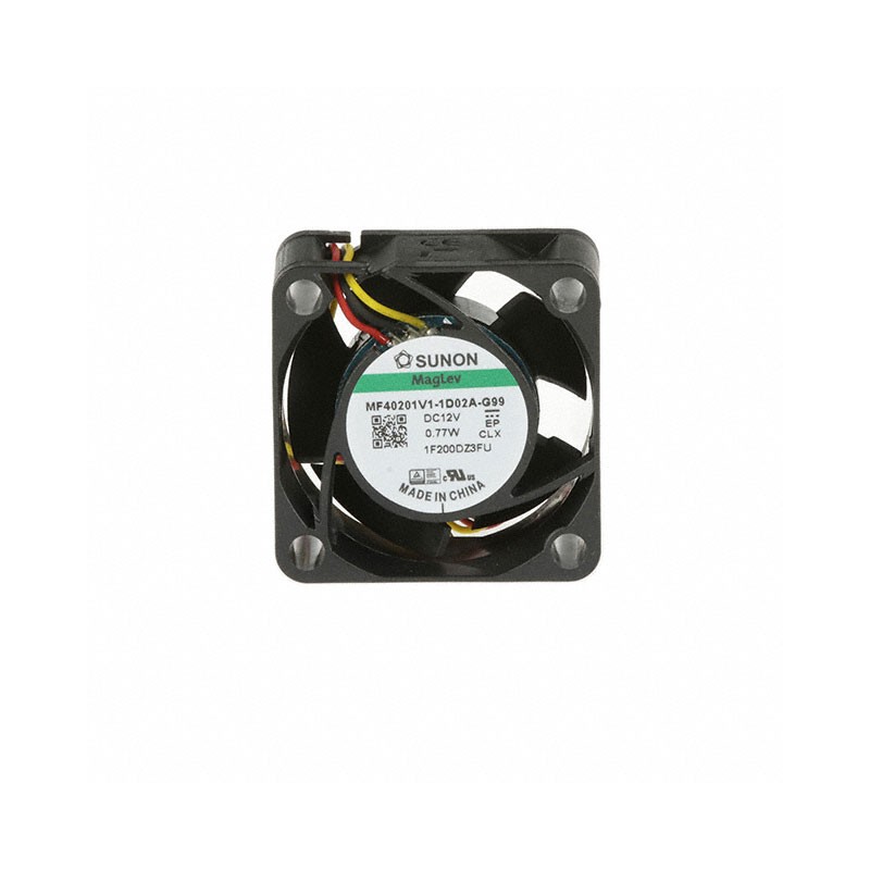 1 pcs : 4508HQ/MF40201V1-1D02A-G99 - FAN AXIAL 40X20MM VAPO 12VDC