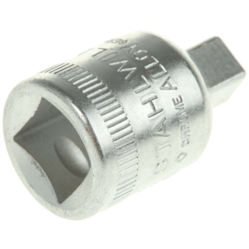 1 pcs - STAHLWILLE 3/8 in Square Adapter, 28 mm Overall
