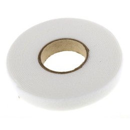 1 Reel of 5 M - RS PRO Cable Tie, Hook and Loop, 5m x 16 mm, White Nylon