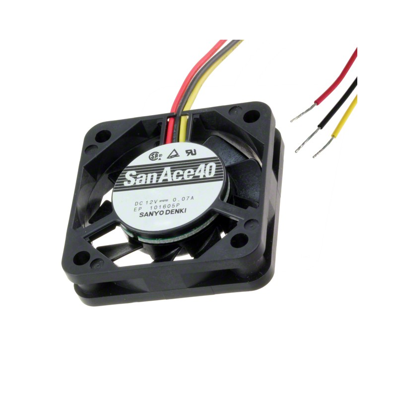 1 pcs : 109P0412H701 - FAN AXIAL 40X15MM 12VDC WIRE