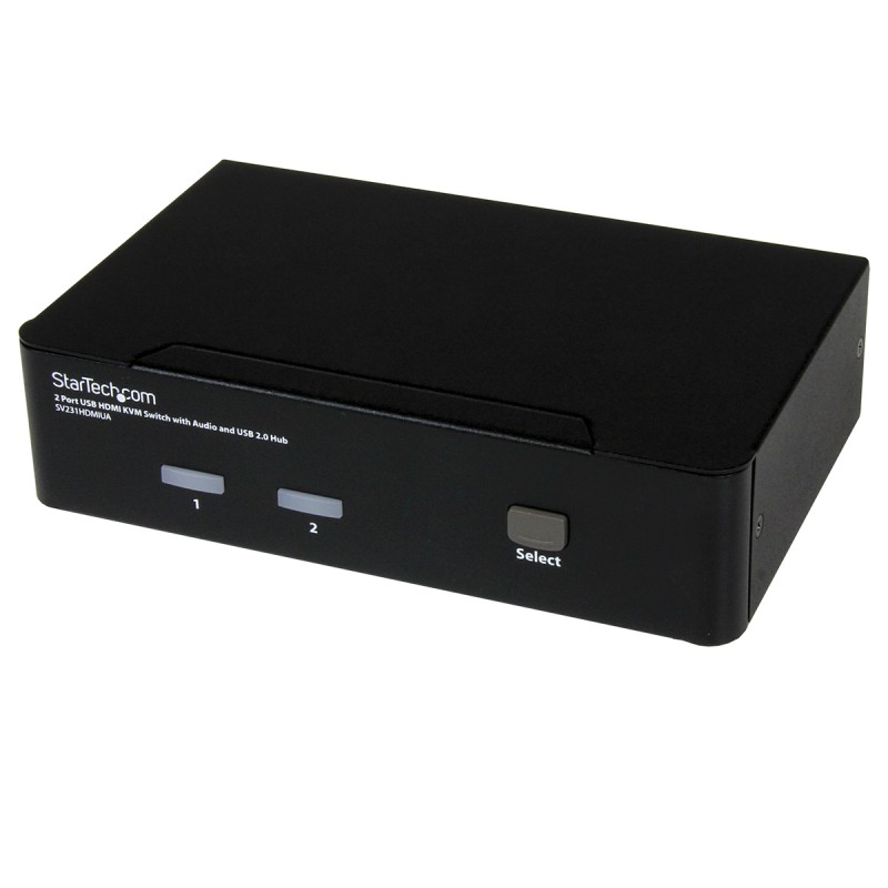 1 pcs - StarTech.com 2 Port USB HDMI KVM Switch, HDMI 1920 x 1200 Maximum Resolution