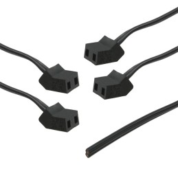 1 pcs : C45-4DC-24 - FAN CORD 45DEG 4POS 24'