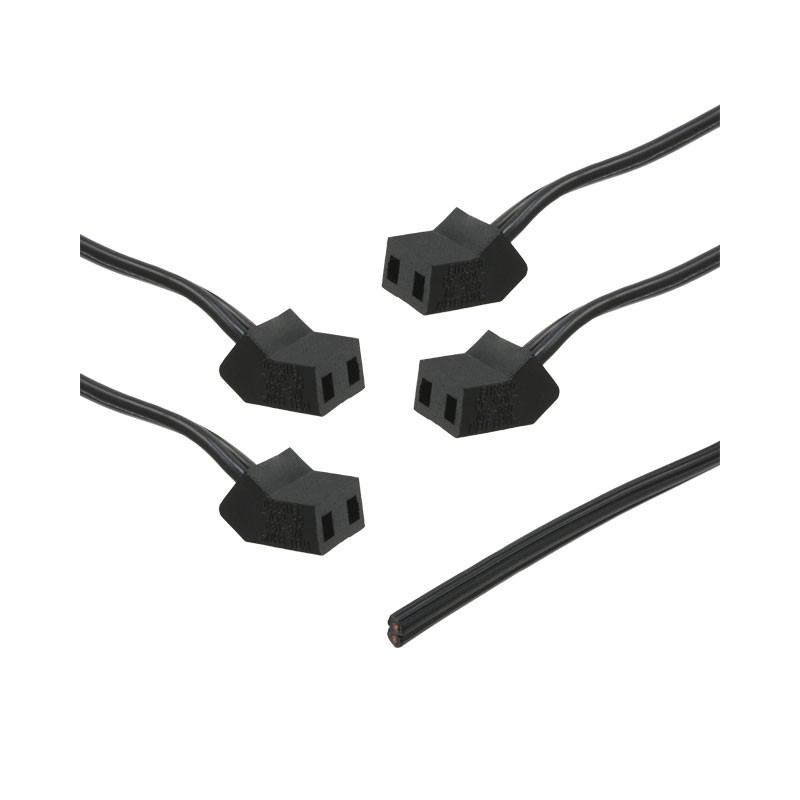 1 pcs : C45-4DC-24 - FAN CORD 45DEG 4POS 24'