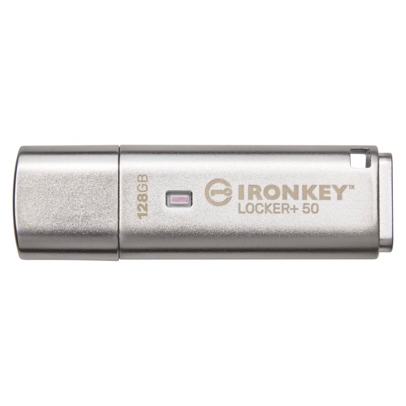 1 pcs - Kingston IRONKEY LOCKER+ 50 128 GB USB 3.2 USB Stick