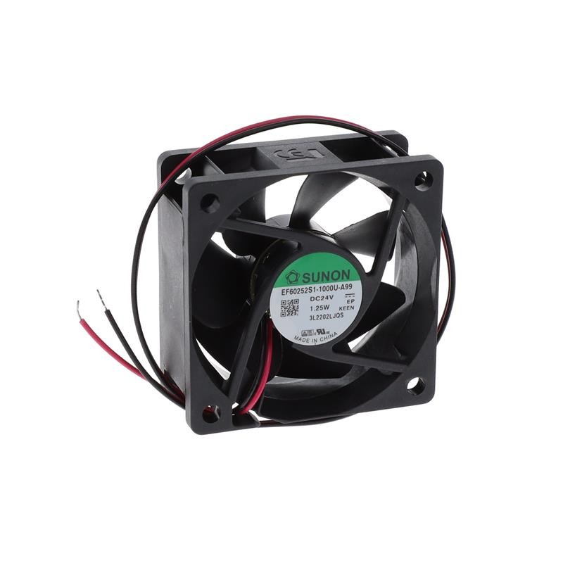 1 pcs : EF60252S1-1000U-A99 - FAN AXIAL 60X25MM 24VDC WIRE