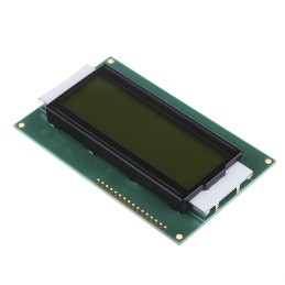 1 pcs - Fordata FC2004B01-FHYYBW-51SE FC Alphanumeric LCD Alphanumeric Display, Green, Yellow on Yellow-Green, 4 Rows by 20