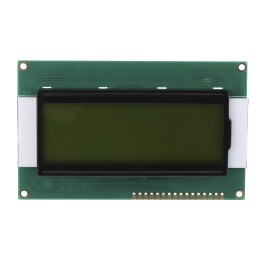 1 pcs - Fordata FC2004B01-FHYYBW-51SE FC Alphanumeric LCD Alphanumeric Display, Green, Yellow on Yellow-Green, 4 Rows by 20