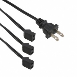 1 pcs : C45-3DC-72P - FAN CORD 45DEG 3POS 72' AC PLUG