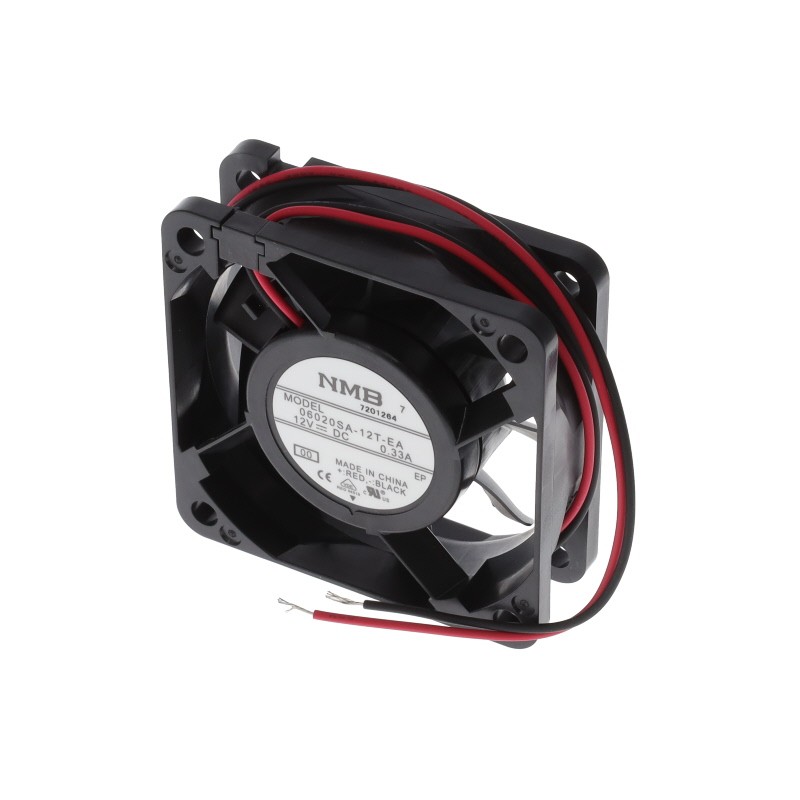 1 pcs : 06020SA-12T-EA-00 - FAN AXIAL 60X20MM 12VDC WIRE