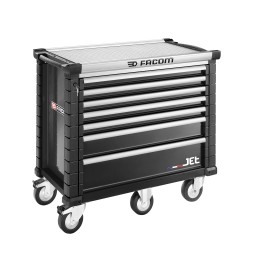 1 pcs - Facom 7 drawer Wheeled Tool Chest, 1035mm x 575mm x 1194mm