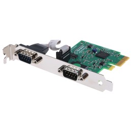 1 pcs - Brainboxes 2 Port PCIe RS232 Serial Card