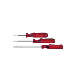 1 pcs - Wiha Tools Slotted Mini Screwdriver Set, 3 mm Tip, 80 mm Blade, 140 mm Overall