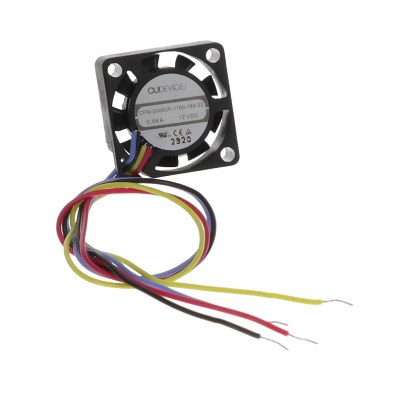 1 pcs : CFM-2006CF-1100-189-22 - DC AXIAL FAN, 20 MM SQUARE, 6 MM