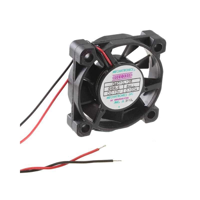 1 pcs : G4010L12B-RSR-S - FAN AXIAL 40X10.3MM 12VDC WIRE