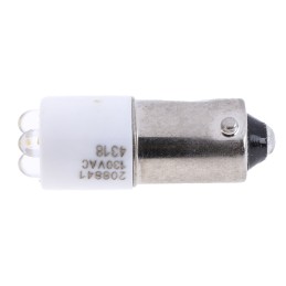 1 pcs - RS PRO White Panel Mount Indicator, 130V ac, 25 x 10mm Mounting Hole Size