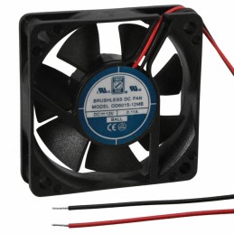 1 pcs : OD6015-12MB - FAN AXIAL 60X15MM 12VDC WIRE