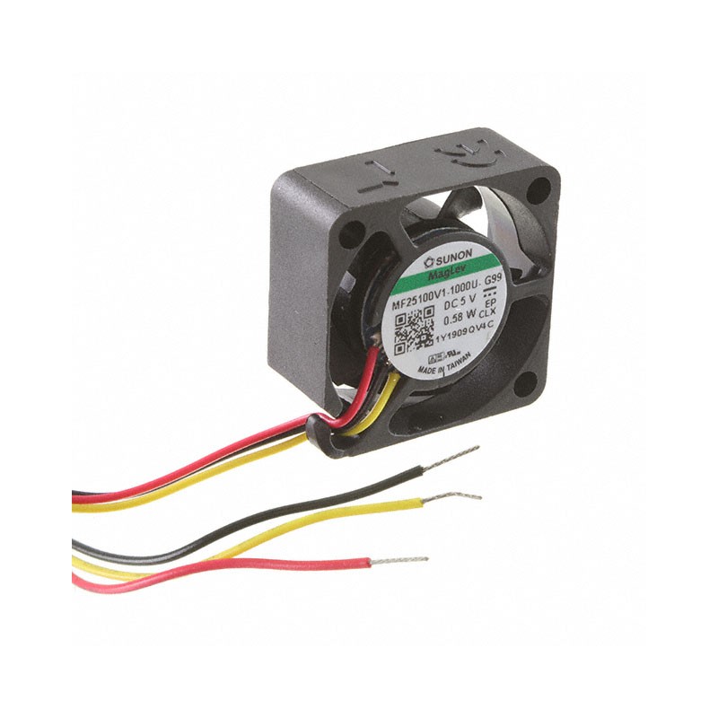 1 pcs : MF25100V1-1000U-G99 - FAN AXIAL 25X10MM VAPO 5VDC WIRE