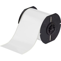1 pcs - Brady B-7569 Vinyl White Label Roll, 1 Roll Qty