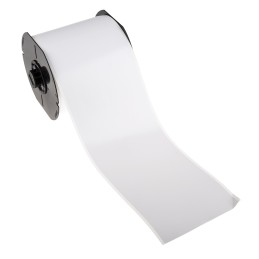 1 pcs - Brady B-7569 Vinyl White Label Roll, 1 Roll Qty