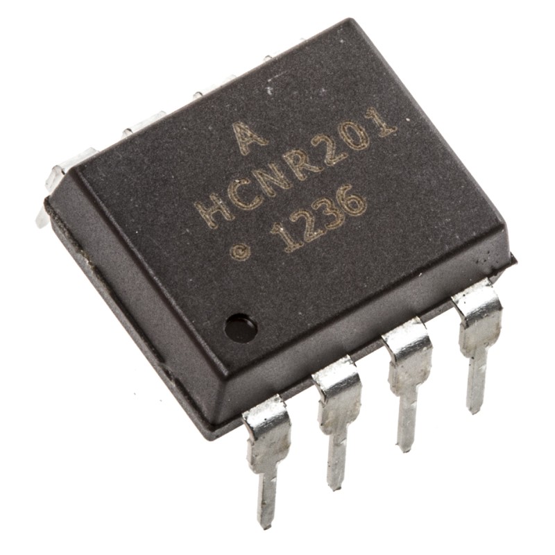 1 pcs - Broadcom, HCNR201-000E DC Input Photodiode Output Optocoupler, Through Hole, 8-Pin PDIP-W