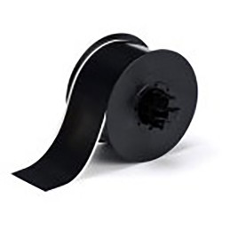 1 pcs - Brady B-7569 Vinyl Black Label Roll, 101mm Width, 1 Roll Qty