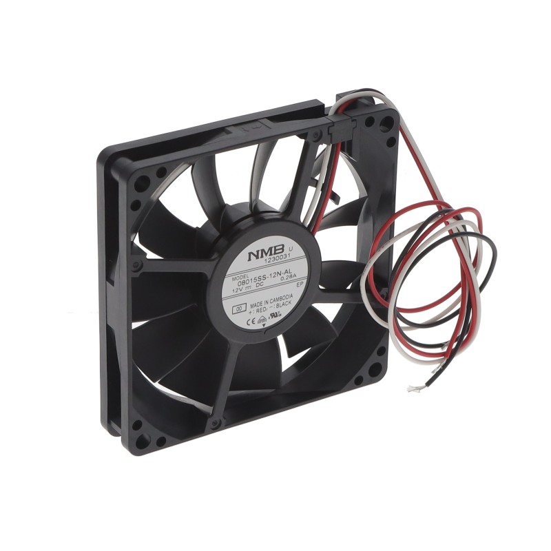 1 pcs : 08015SS-12N-AL-00 - FAN AXIAL 80X15MM 12VDC WIRE