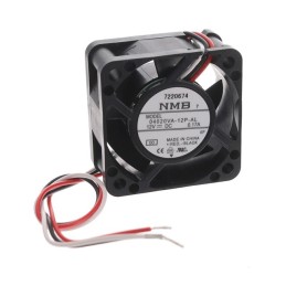 1 pcs : 04020VA-12P-AL-00 - FAN AXIAL 40X20MM 12VDC WIRE