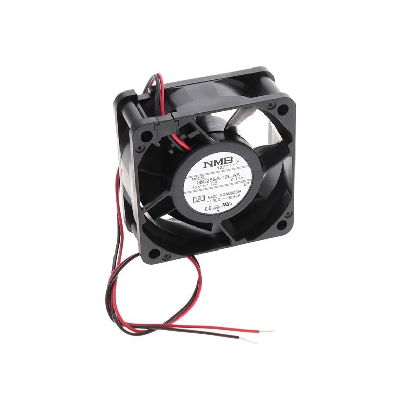 1 pcs : 06025SA-12L-AA-D0 - FAN AXIAL 60X25MM 12VDC WIRE