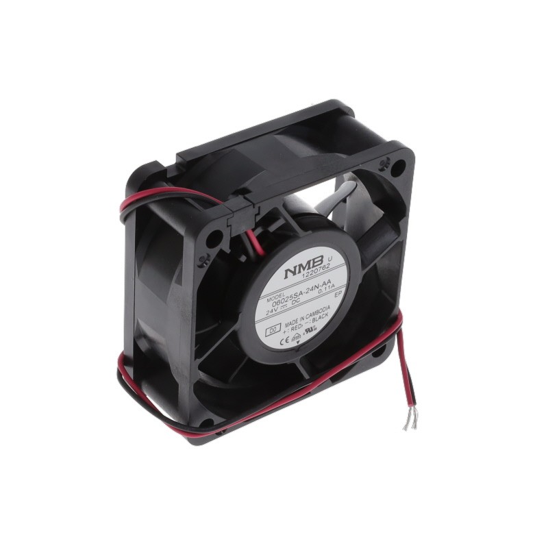 1 pcs : 06025SA-24N-AA-D0 - FAN AXIAL 60X25MM 24VDC WIRE