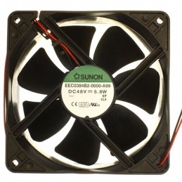1 pcs : EEC0384B2-000U-A99 - FAN AXIAL 120X38MM 48VDC WIRE
