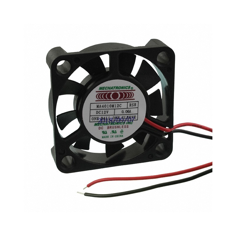 1 pcs : MA4010M12C-RSR - FAN AXIAL 40X10MM 12VDC WIRE