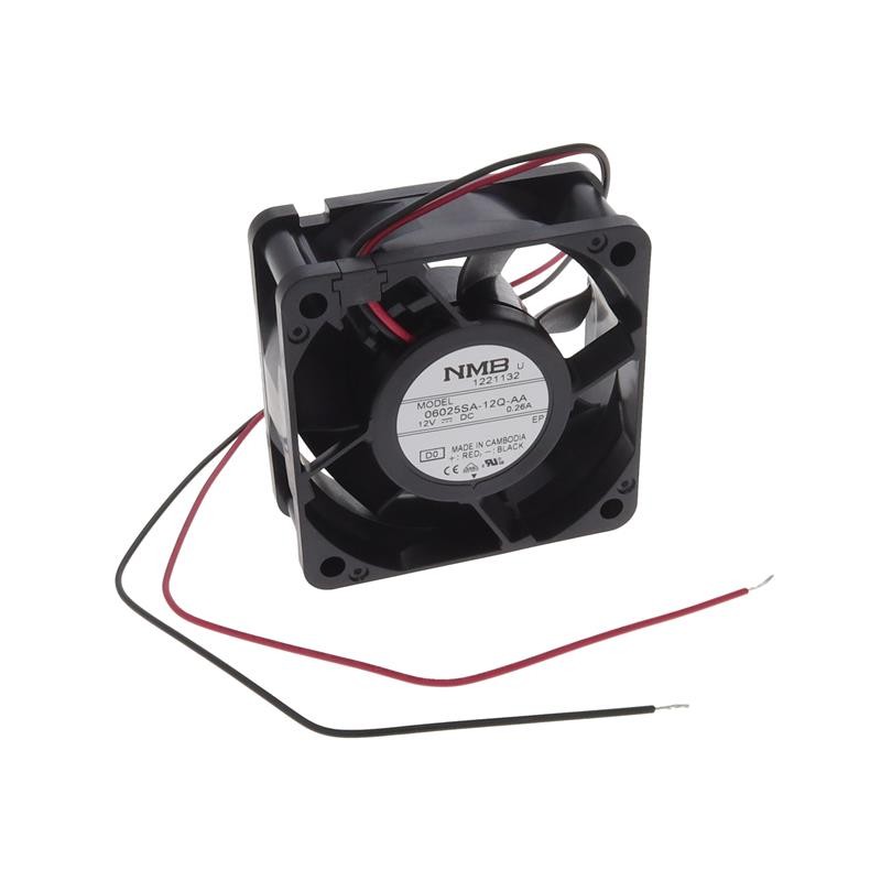 1 pcs : 06025SA-12Q-AA-D0 - FAN AXIAL 60X25MM 12VDC WIRE