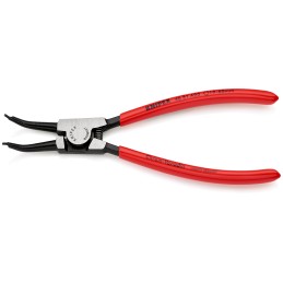 1 pcs - Knipex 46 31 A22 Circlip Pliers, 185 mm Overall, Bent Tip