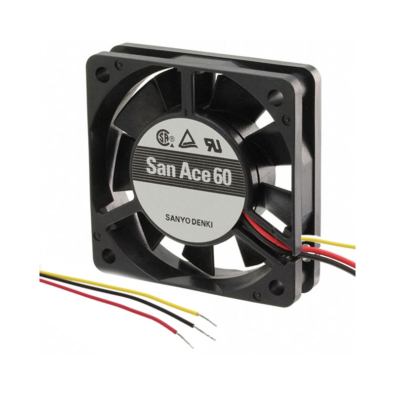 1 pcs : 109P0605H701 - FAN AXIAL 60X15MM BALL 5VDC WIRE