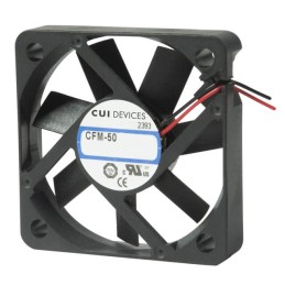 1 pcs : CFM-5010-13-10 - FAN AXIAL 50X10.6MM 12VDC WIRE